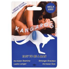 Kangaroo For Him "Blue" 1 Pill Pack Display of 36 **
