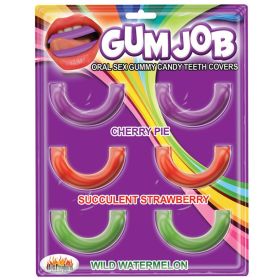 Gum Job Oral Sex Candy Teeth Covers 6 Pack**