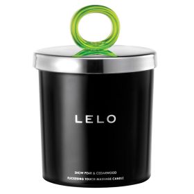 Lelo Flickering Touch Candle-Snow Pear & Cedar Wood **