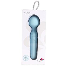 Maia Aria Bendable Vibrating Wand-Teal**