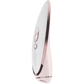 Satisfyer Luxury PrÃªt-Ã  porter-Rose Gold & White Leather **