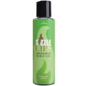 Sizzle Lips Warming Edible Gel - Caramel Apple - 4.2 Oz. **