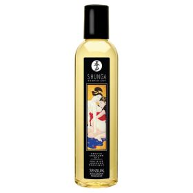 Shunga Erotic Massage Oil-Island Blossoms 8.5oz. **