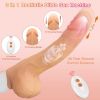 Sex Machine Thrusting Realistic Dildo for Women with 10 Vibrating & Thrusting Modes for G Spot Clitoral Anal Stimulation ** 8