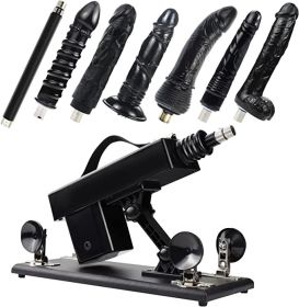 SEMOOX Sex Machine with Dildo, Auto Love Machine Thrusting Adult Toy for Men Women Couple Black-Type**12