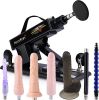 Sex Machine Love Machine with 3.5 Inch Suction Cup Adapter Automatic Thrusting Dildo Machine with 3 XLR Connector**1