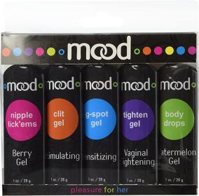 Mood Pleasure For Her Arousal Kit 1oz (5 Pack)**
