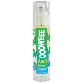 Oooweee Anal Relaxer Silicone Lubricant Plus Hemp - 1.7 Fl. Oz. / 50 ml **