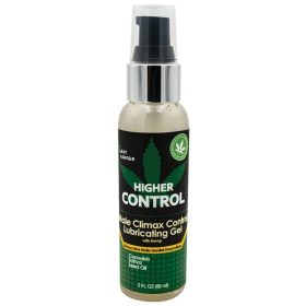 Higher Control Male Climax Control Lubricating Gel With Hemp - 2 Fl. Oz. / 60 ml **