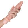 Dr. Skin Silicone Dr. Richard Vibrating Dildo-Vanilla 9"