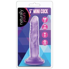 Naturally Yours Mini Cock-Purple 5" **
