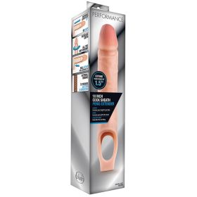 Performance Sheath Penis Extender-Vanilla 10" **