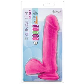 Au Naturel Bold Hero Dildo-Pink 8" **