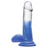 B Yours Stella Blue Dildo-Blue 6"