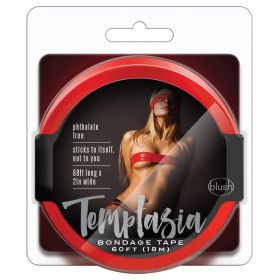 Temptasia - Bondage Tape - 60 Feet - Red**