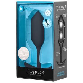 B-Vibe  Snug Plug 4-Black **
