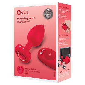 B-Vibe Vibrating Heart Shape Jewel Plu...