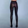 BeWicked Perfect Nylon Pantyhose-Black O/S