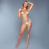 BeWicked Sweet Revenge Bodystocking-Rainbow O/S