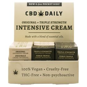 CBD Daily Intensive & Triple Strength Pocket Size Display