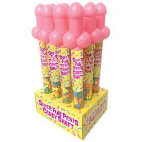 Super Fun Penis Candy Shaft Display of 12