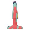 A-Play Groovy Silicone Anal Plug-Sunrise 4"