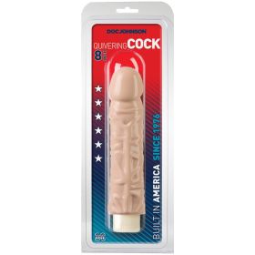 Quivering Cock 7 Inch - White **