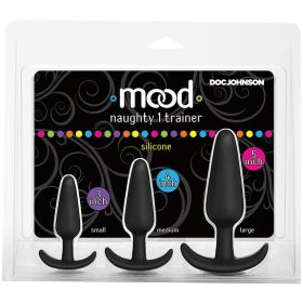 Mood Naughty 1 Silicone Trainer Set-Black **