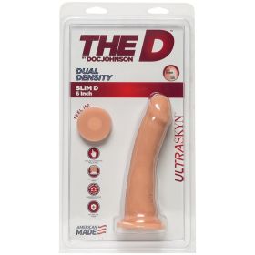 The D Slim Ultraskyn Without Balls-Vanilla 6" **