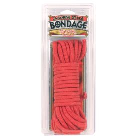 Bondage Rope - Cotton - Japanese Style - Red**