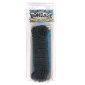 Bondage Rope - Cotton - Japanese Style - Black**
