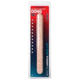 Double Header 18" Veined - White **