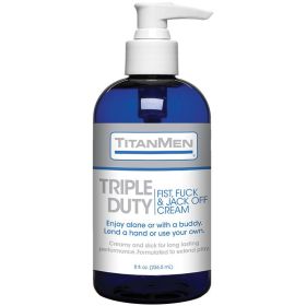 Titanmen Triple Duty Fist, Fuck and Jack Off Cream - Bulk - 8 Fl. Oz. **