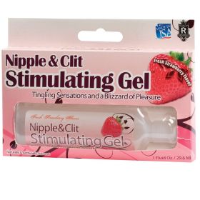 Nipple and Clit Stimulating Gel 1 Oz  - Strawberry **