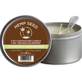 Earthly Body 3-in-1 Massage Candle-Cucumber Melon 6oz