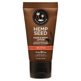 Earthly Body Hemp Seed Lotion-Isle of You 1oz. **