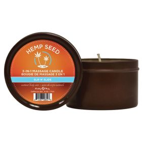 Earthly Body 3-N-1 Summer Massage Candle-Slip n' Slide