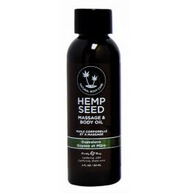 Hemp Seed Massage Oil - 2 Fl. Oz. - Guavalava **