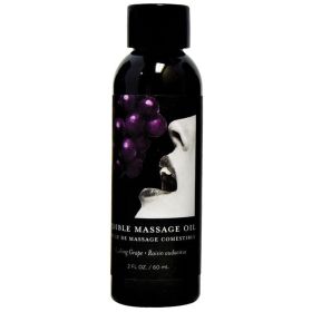 Gushing Grape Edible Massage Oil 2 Oz.**