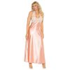 Elegant Moments Lace & Charmeuse Halte...
