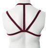 Gender Fluid Sugar Coated Harness-Raspberry Glitter L-XXL