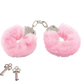 Plush Love Cuffs - Pink**