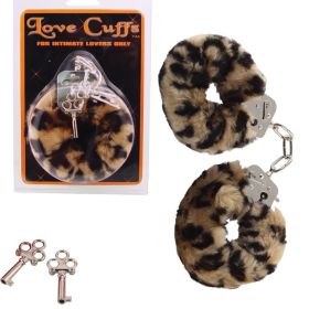 Plush Love Cuffs - Leopard **