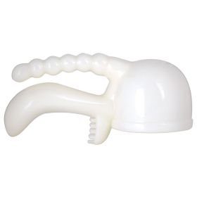 Magic Wand Triple Teasing Attachment-White