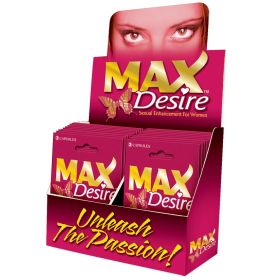 MAX Desire For Women-2 Pill Pack Display of 24 **