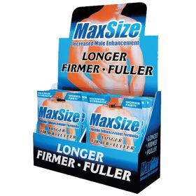 MAX Size Male Enhancement Formula-2 Pill Pack Display of 24 **