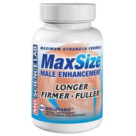 MAX Size Male Enhancement Formula-60 Count Bottle **