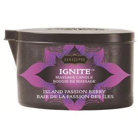 Ignite Island Passion Berry Massage Candle - 6 Oz Passion Fruit - 6 Oz. **