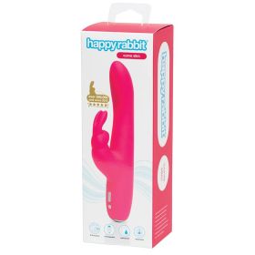 Happy Rabbit Slimline G-Spot Rechargeable  Rabbit Vibrator - Pink **