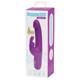 Happy Rabbit Slimline G-Spot Rechargeable  Rabbit Vibrator - Purple **